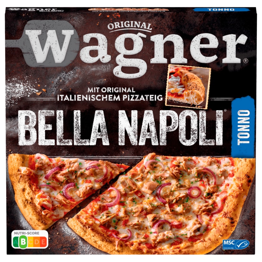 Original Wagner Ernst Wagners Bella Napoli Tonno Pizza Thunfisch tiefgefroren 455g